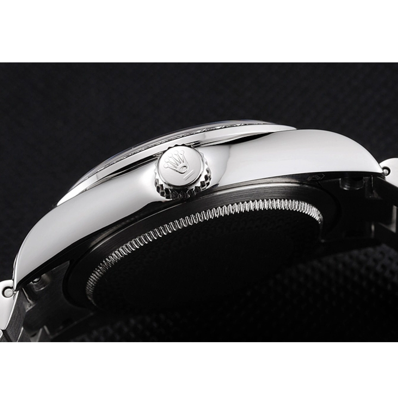 Aaa replica watch Bracelet Day Rolex Bezel Swiss And Dial Pave Stainless Diamond Date Steel And 0702